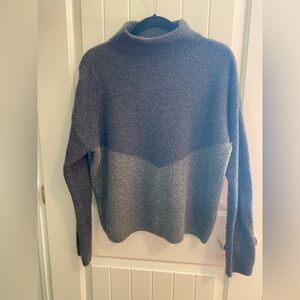 C&C California Heathered Gray Turtleneck Sweater